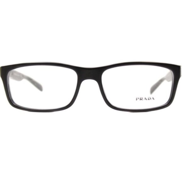 Prada Unisex Rectangular Eyeglasses Blue VPR 020 EAJ-101 - Picture 1 of 7